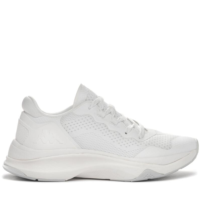 kappa scarpe da uomo e donna in poliestere bianco da cardio training