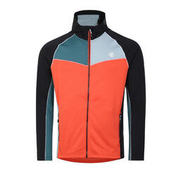 Heren Contend Recycled Fleece Jas (Mediterraan Groen/Trail Blaze