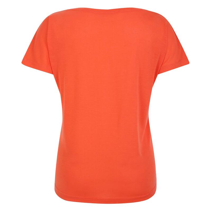 Tshirt PERSISTING Femme (Mandarine satsuma)