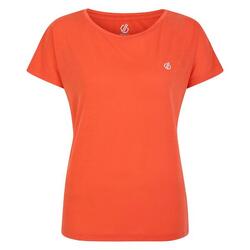 Tshirt PERSISTING Femme (Mandarine satsuma)