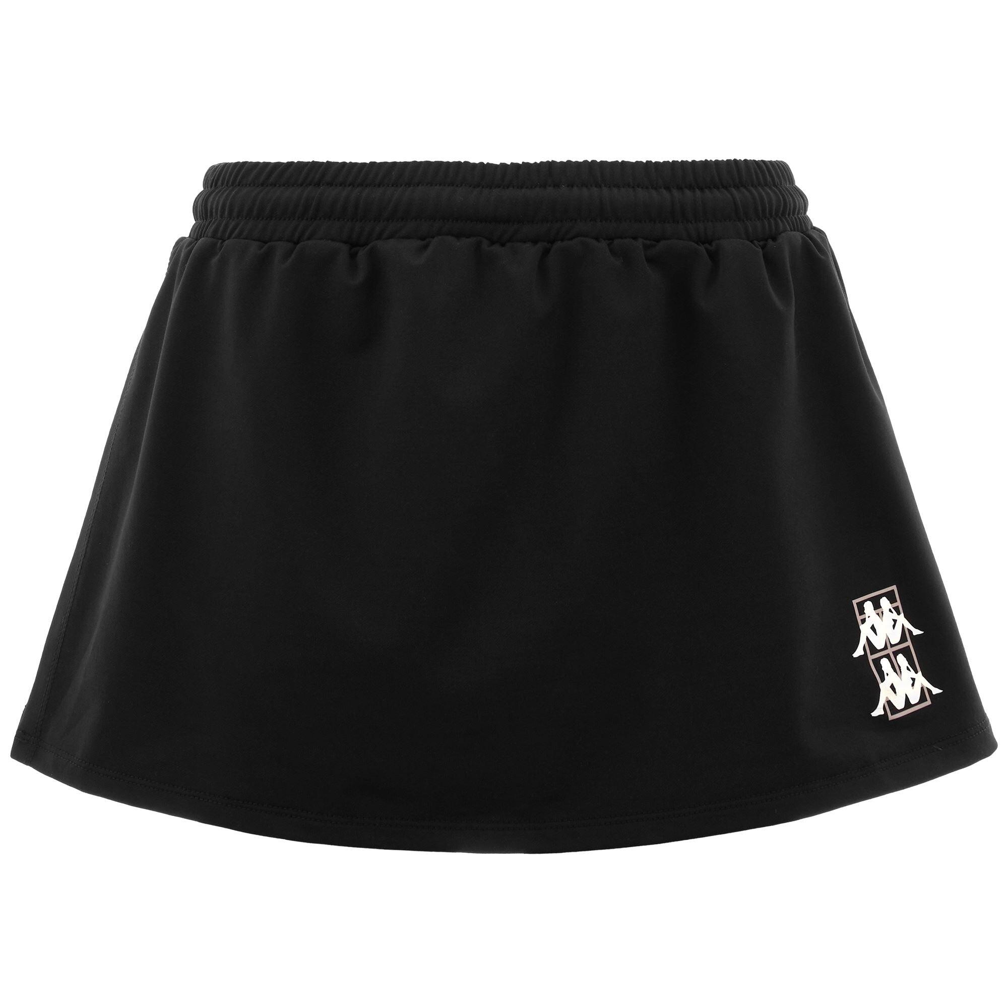 KAPPA kappa gonna da donna in poliestere nero da padel