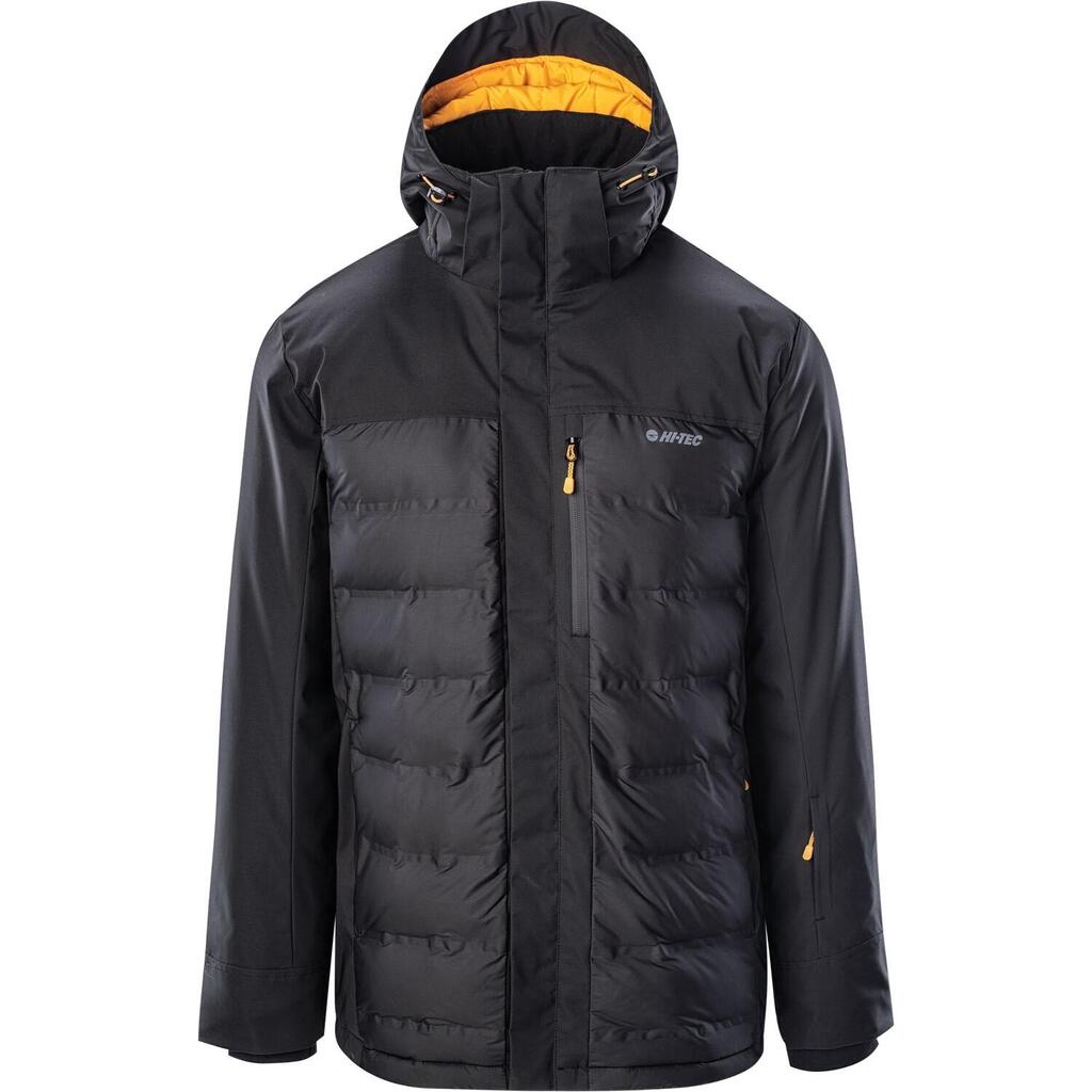 Mens Helmir Winter Jacket (Black/Bright Marigold)