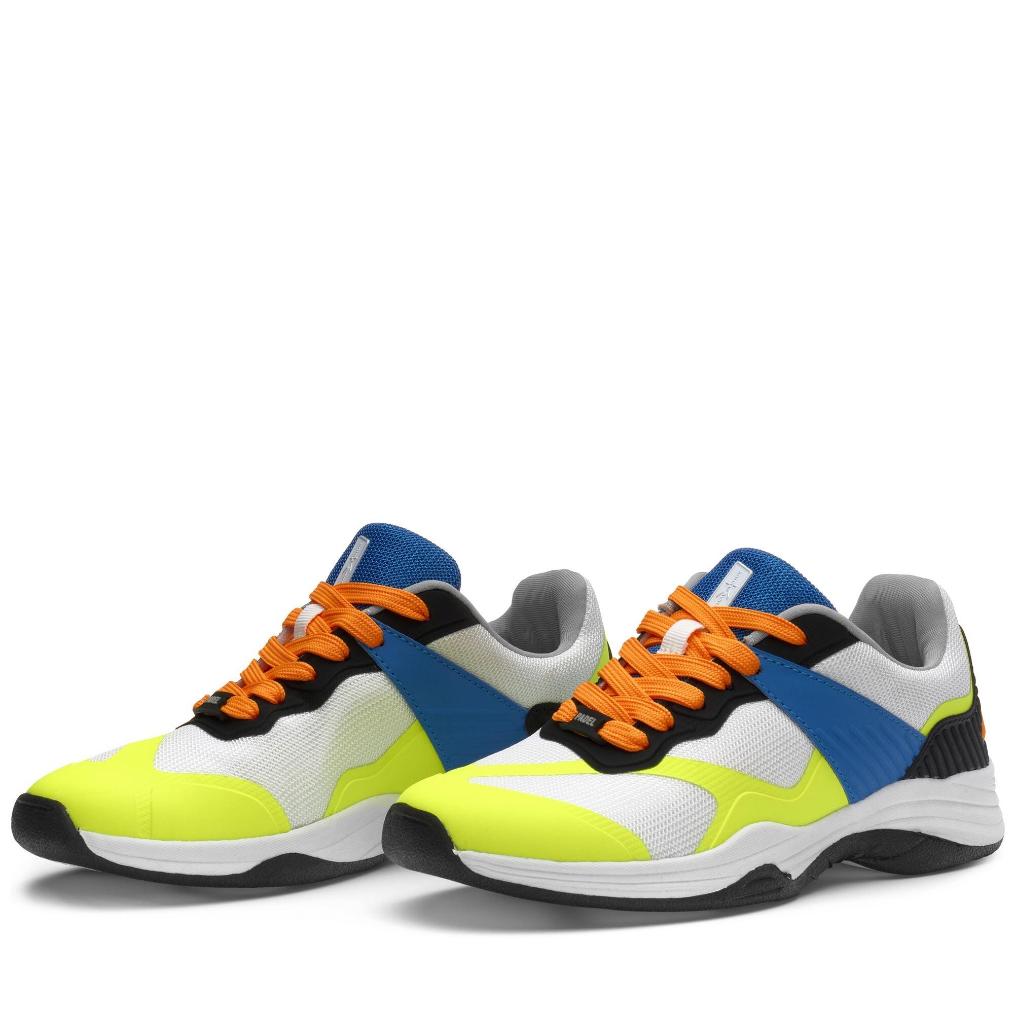 KAPPA scarpe sportive da uomo e donna in gomma bianco da padel