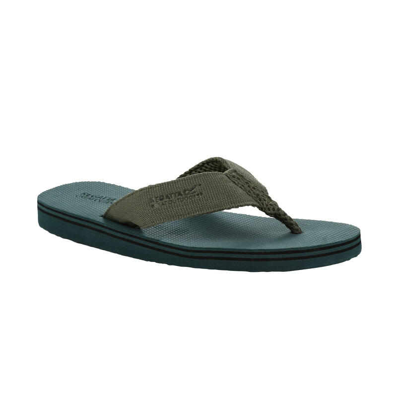 Heren Rico Teenslippers (Zeedennen/Ivy mos)