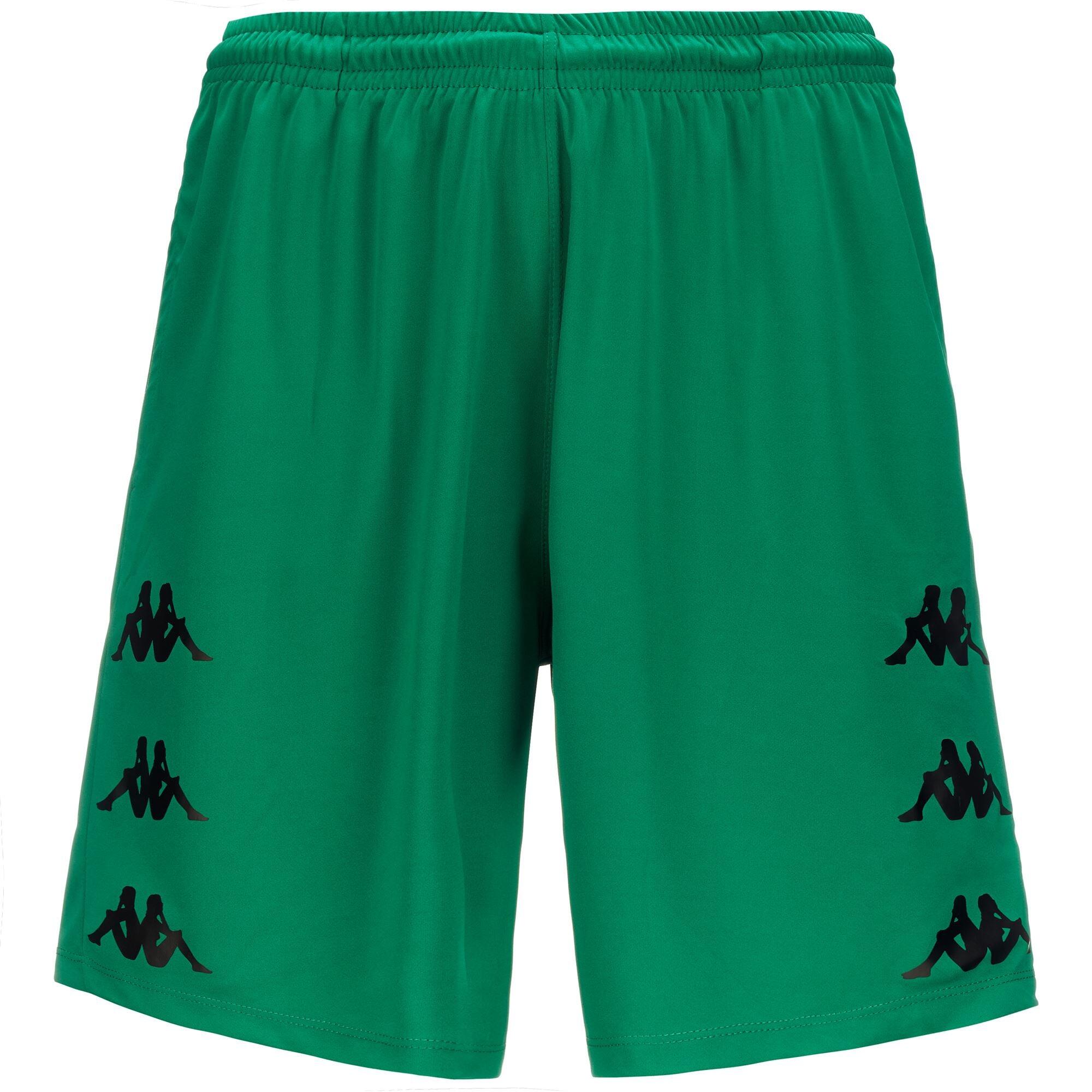 kappa pantaloncini da bambino in poliestere verde da allenamento |  Kappa