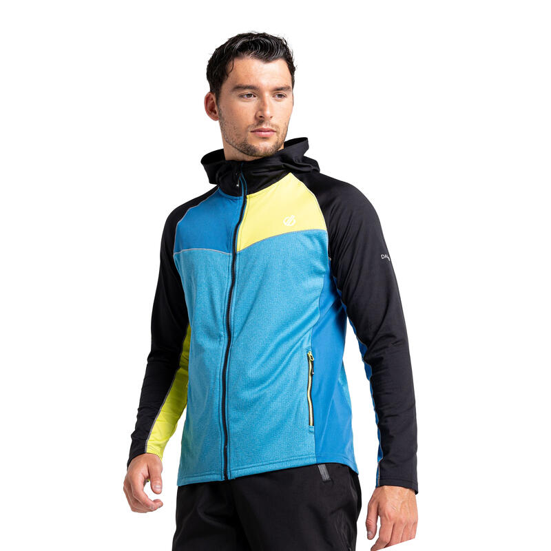 Veste Polaire CONTEND Homme (Noir / Vert Algue / Bleu Foncé)