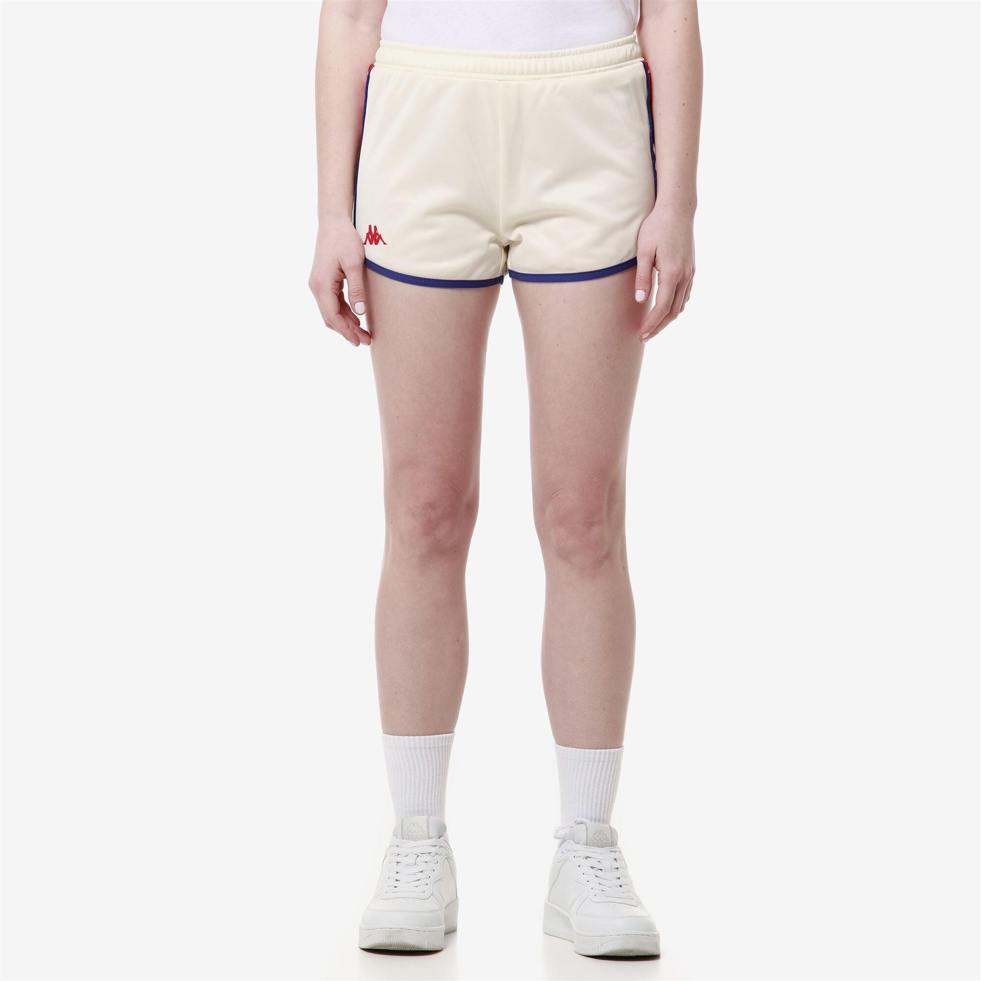 Pantaloncini sportivi da donna in poliestere giallo da sport street 3/7