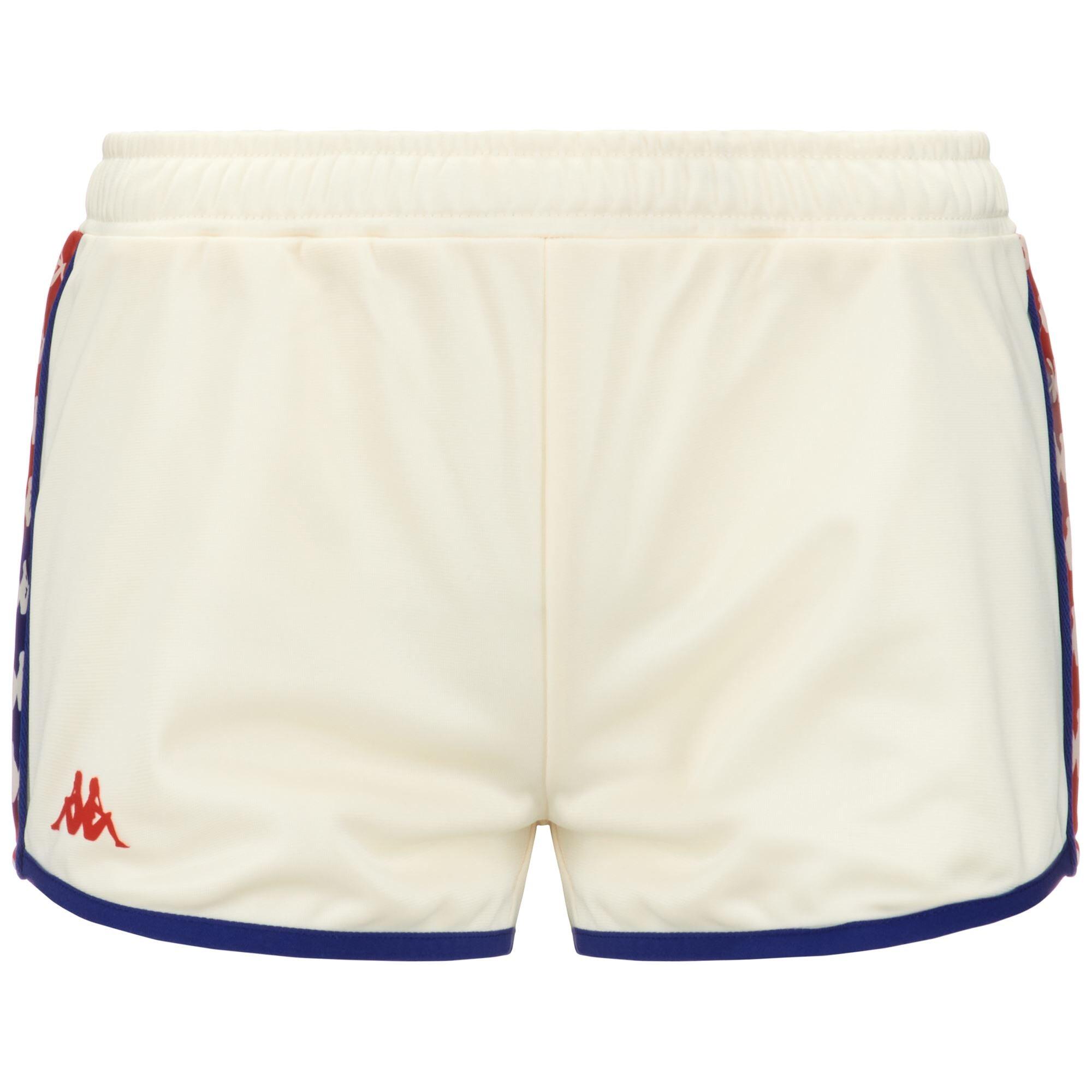 Pantaloncini sportivi da donna in poliestere giallo da sport street 2/7