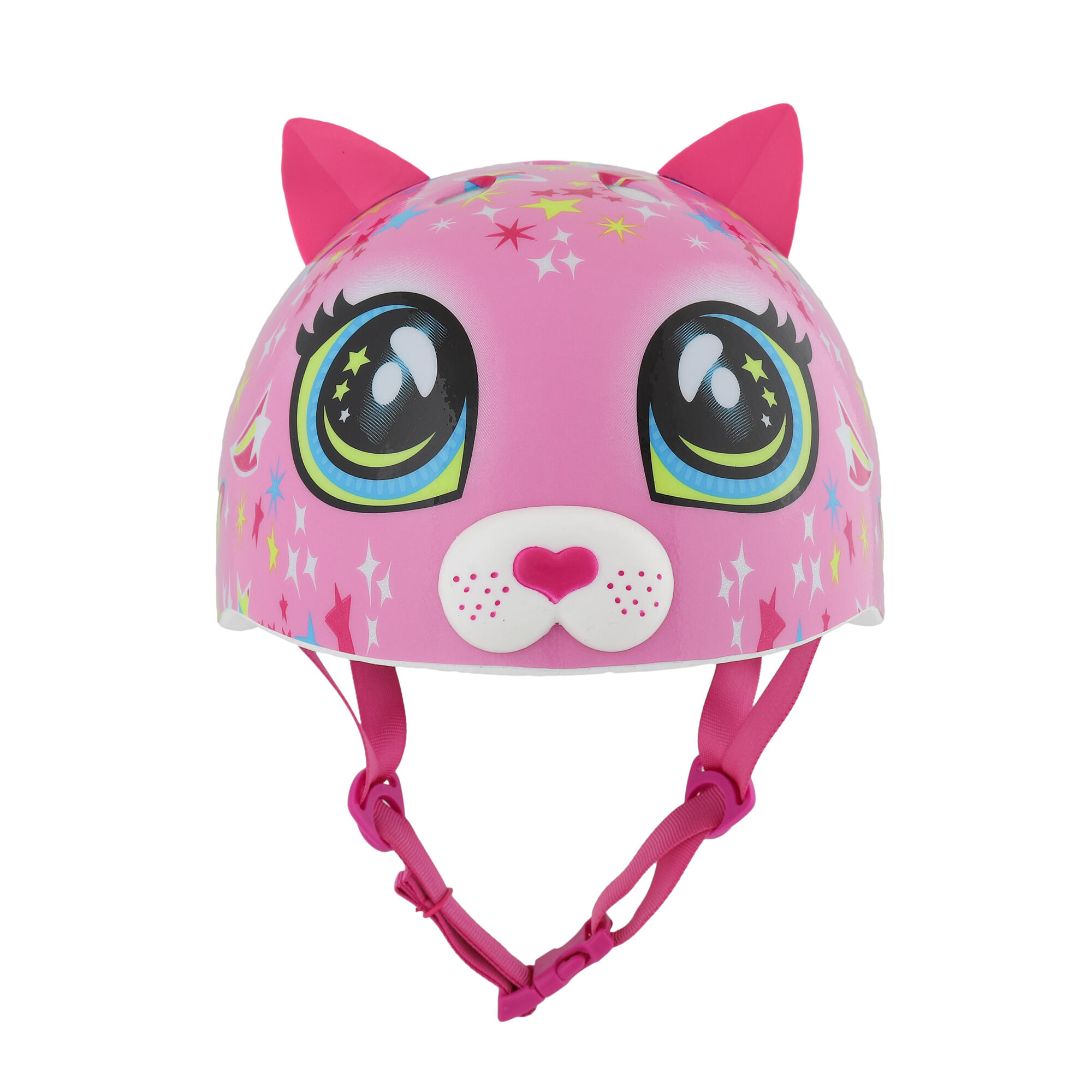 Capacete de ciclismo infantil C-preme Raskullz Toddler 3 Pink Cat 5/7
