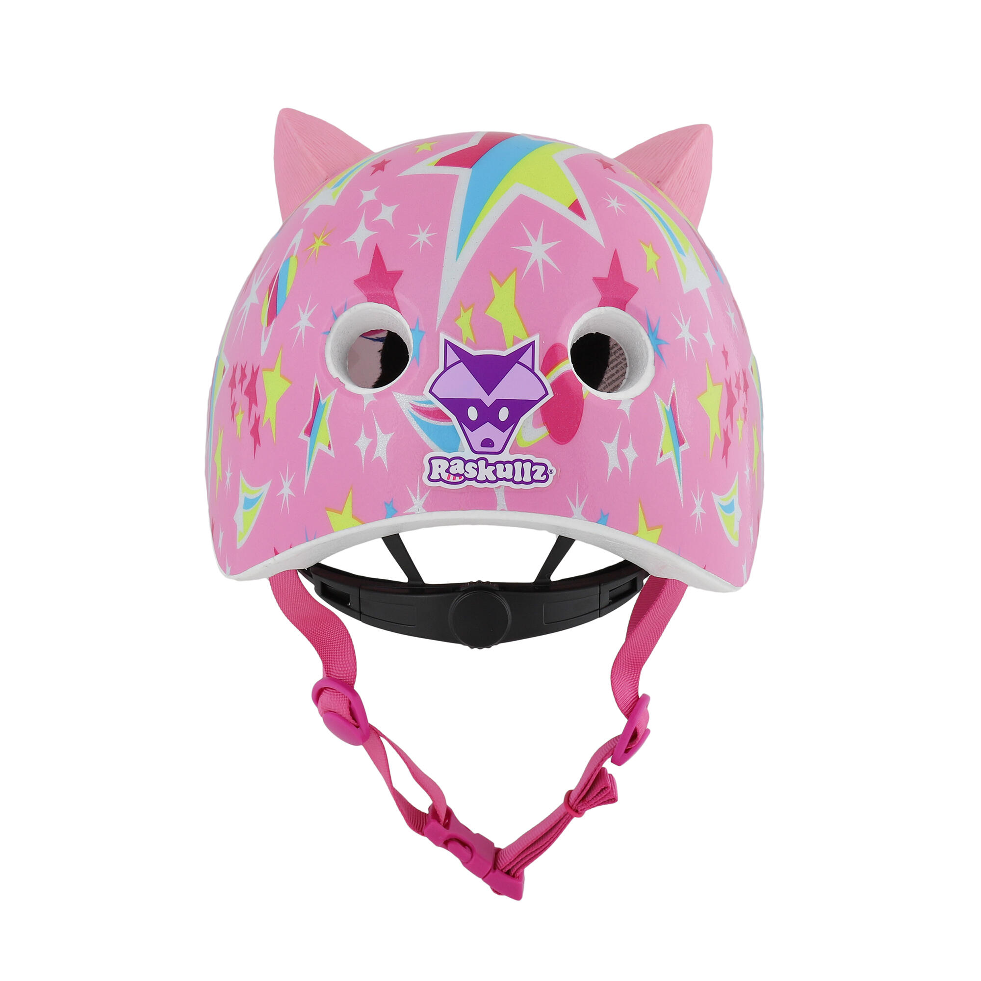 Capacete de ciclismo infantil C-preme Raskullz Toddler 3 Pink Cat 3/7