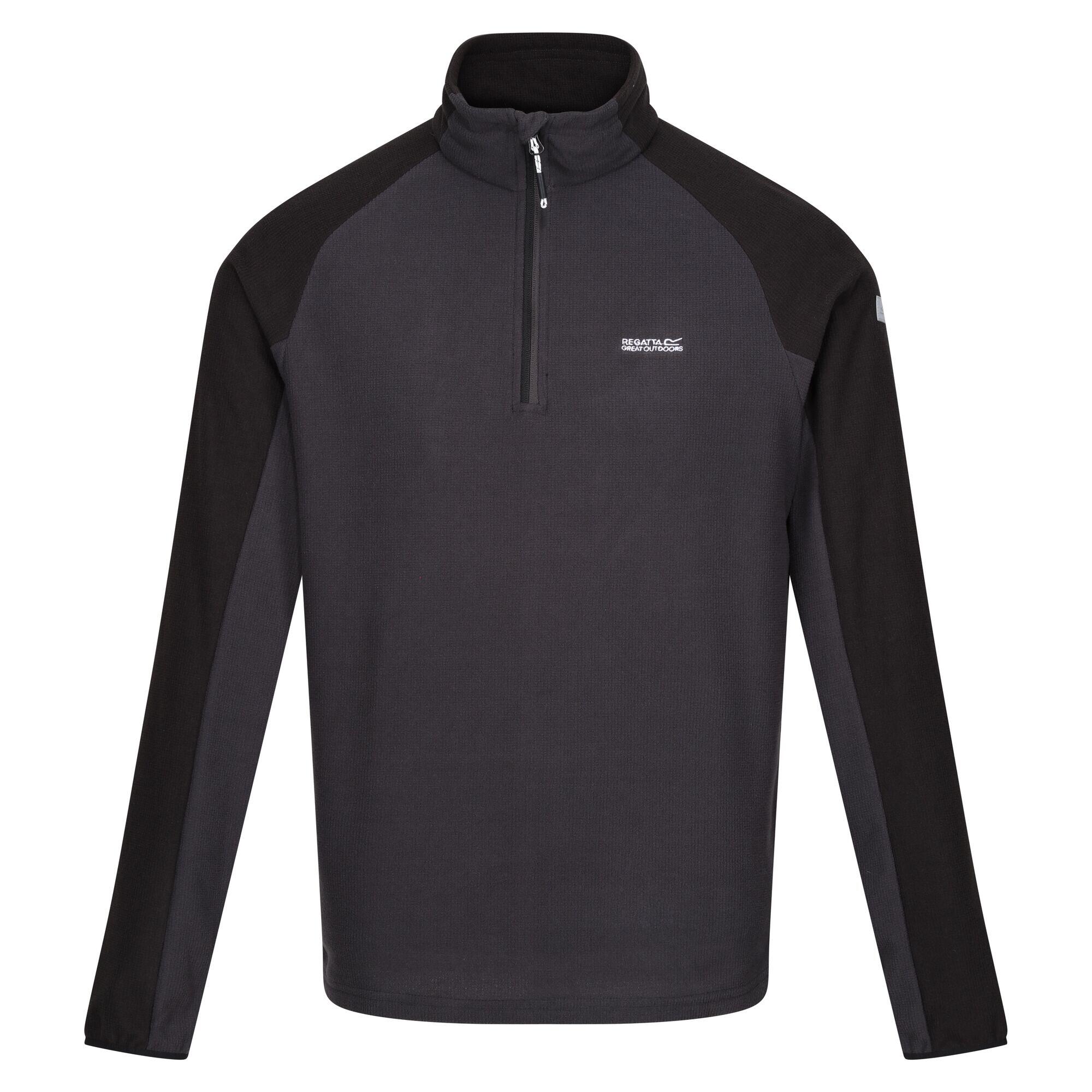 REGATTA Mens Elson II Lightweight Fleece (Ash/Black)