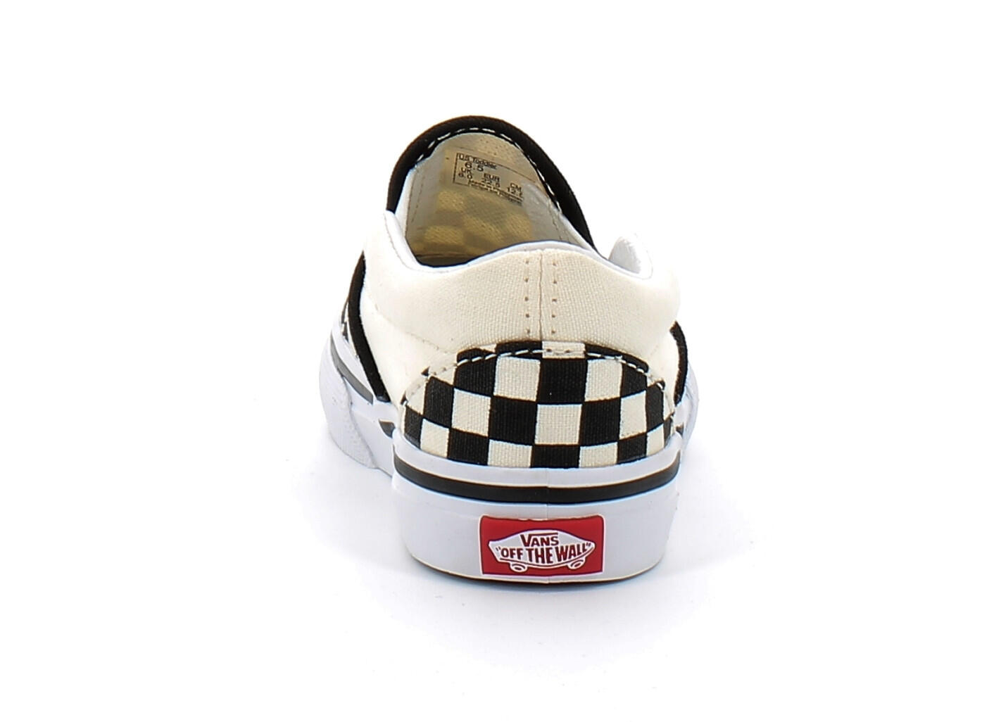 Chaussures basses sans lacets à elastique pour enfant Checkerboard Slip-On 4/6
