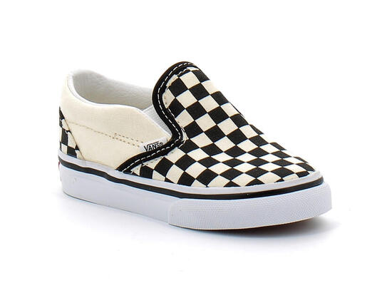 Chaussures basses sans lacets à elastique pour enfant Checkerboard Slip-On