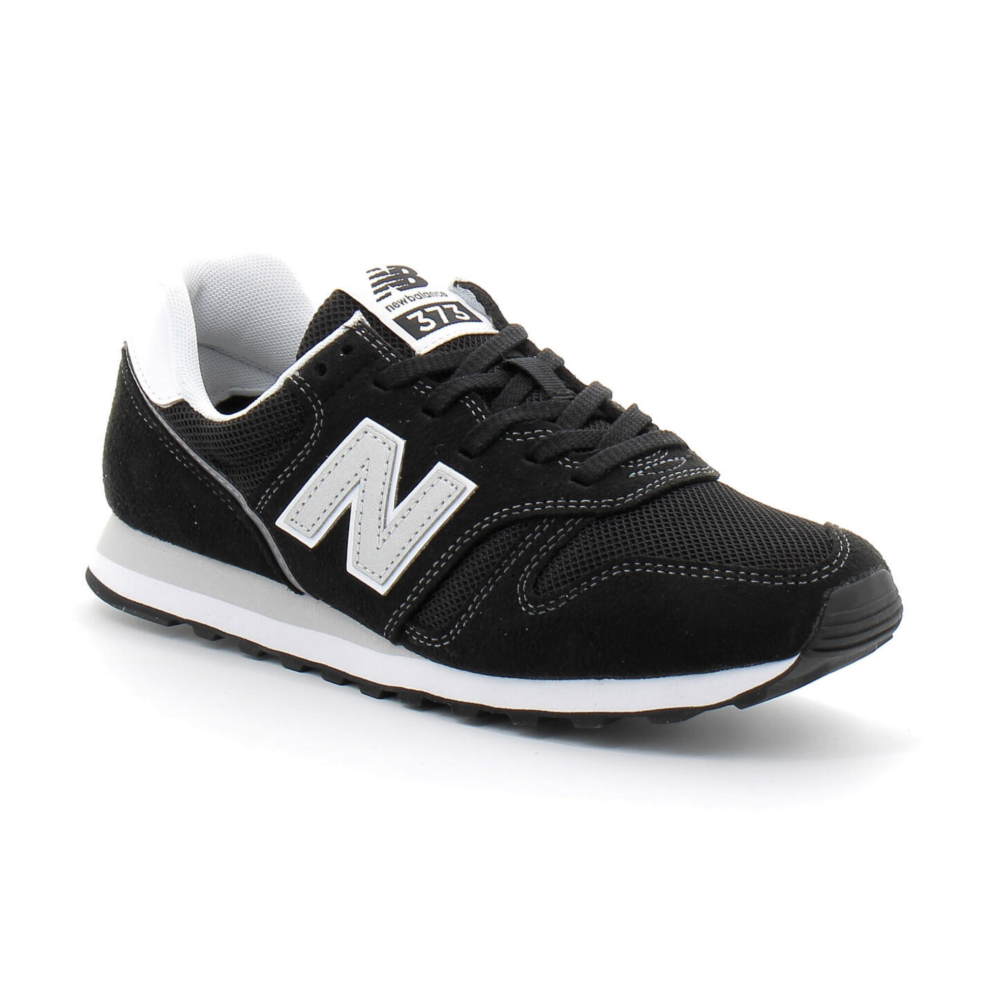 New Balance - New Balance Suede 373 - Baskets - Blanc|noir - 43 - Decathlon