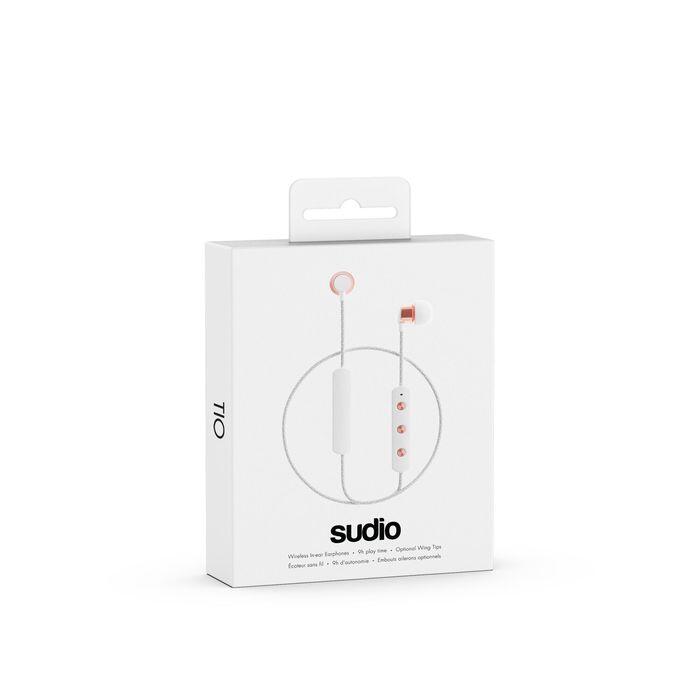 Ecouteurs tour de cou Bluetooth Sudio TIO Blanc 4/4