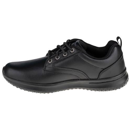 SKECHERS Delson Antigo Baskets Homme Noir (65693-BBK) 2/5