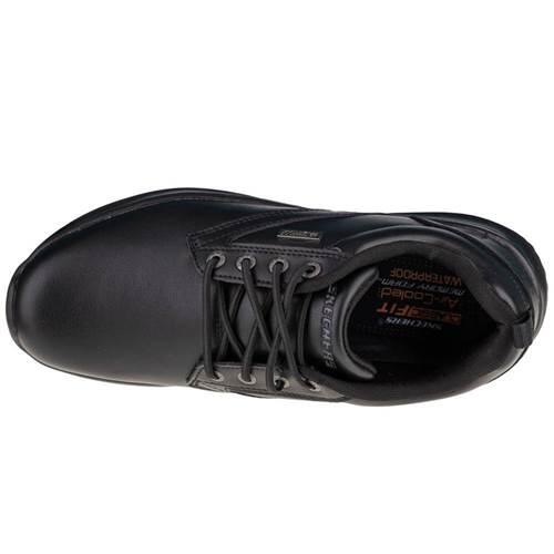 SKECHERS Delson Antigo Baskets Homme Noir (65693-BBK) 3/5