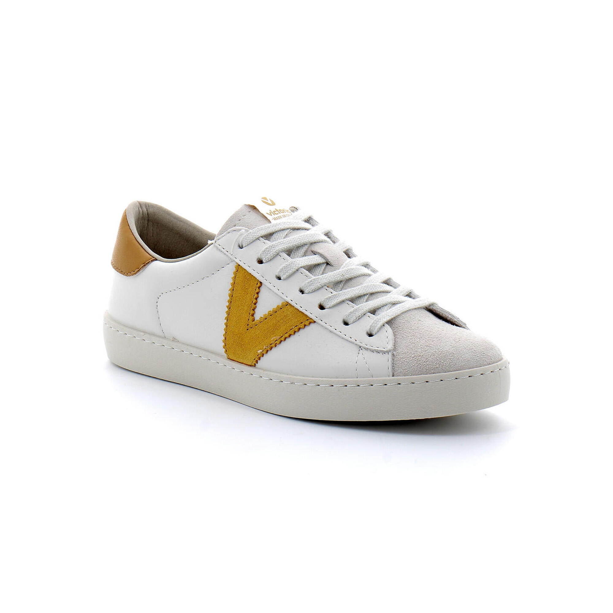 Victoria - Baskets Basses À Lacets En Cuir Pour Femme 1126142 - Baskets - Marron - Decathlon