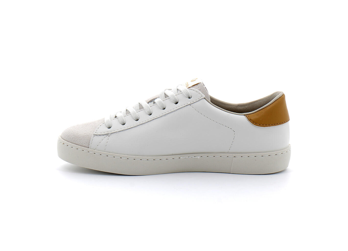 Baskets basses à lacets en cuir pour femme 1126142 3/7