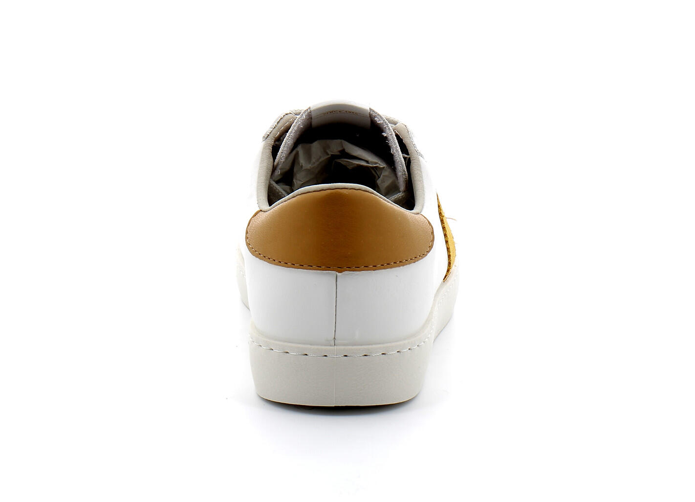 Baskets basses à lacets en cuir pour femme 1126142 4/7
