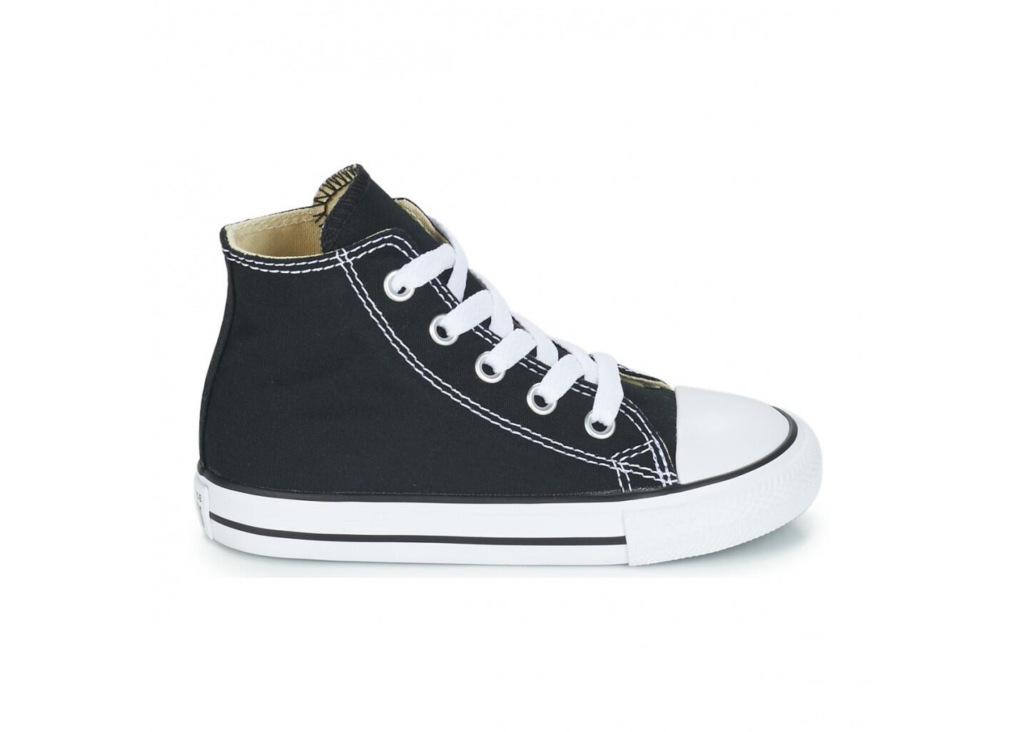 Scarpe da ginnastica per bambini Converse Chuck Taylor nere 2/7