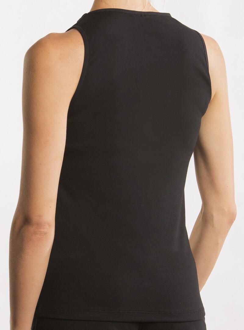 Camiseta Gimnasia Dvillena Tirantes Sin Mangas Negra 2/2