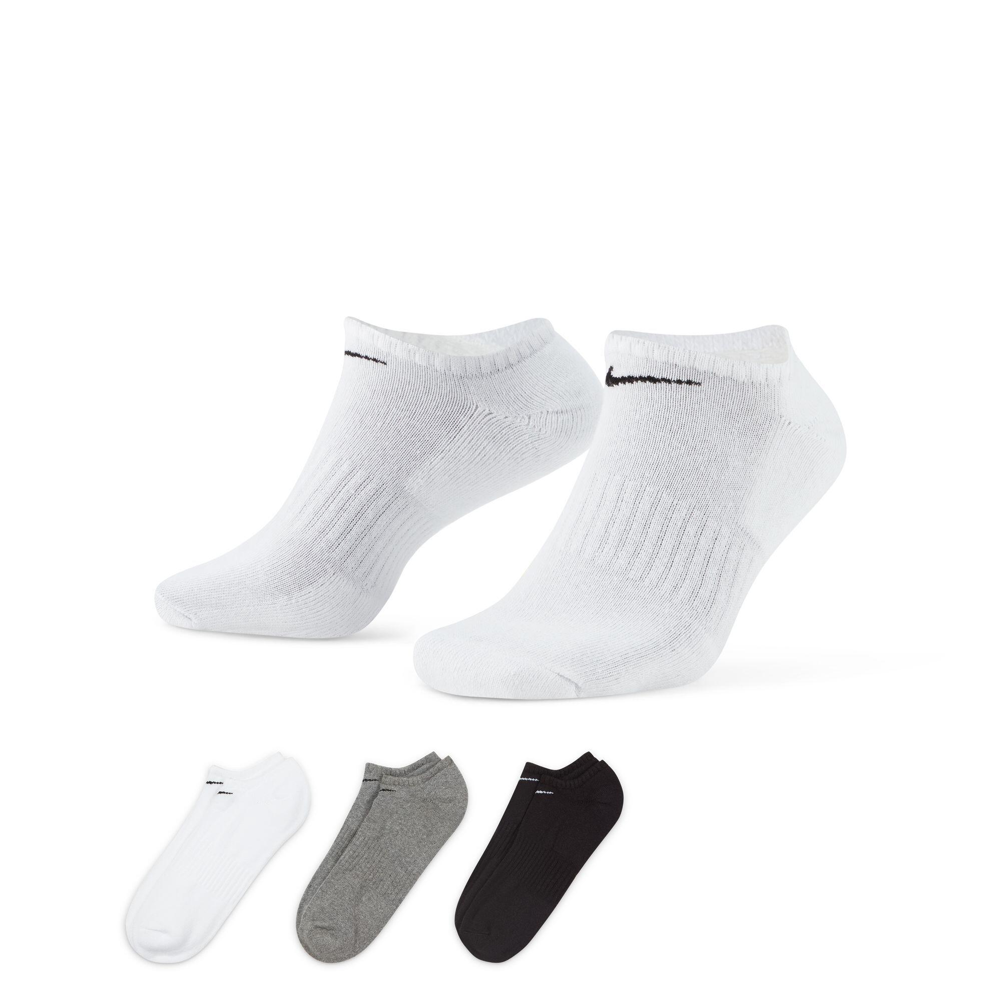 NIKE SOKKEN Nike Everyday Cushioned Training No-Show 3 Pairs, Veelkleurig, Uniseks