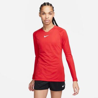 Maglie maniche lunghe da calcio donna nike rosso