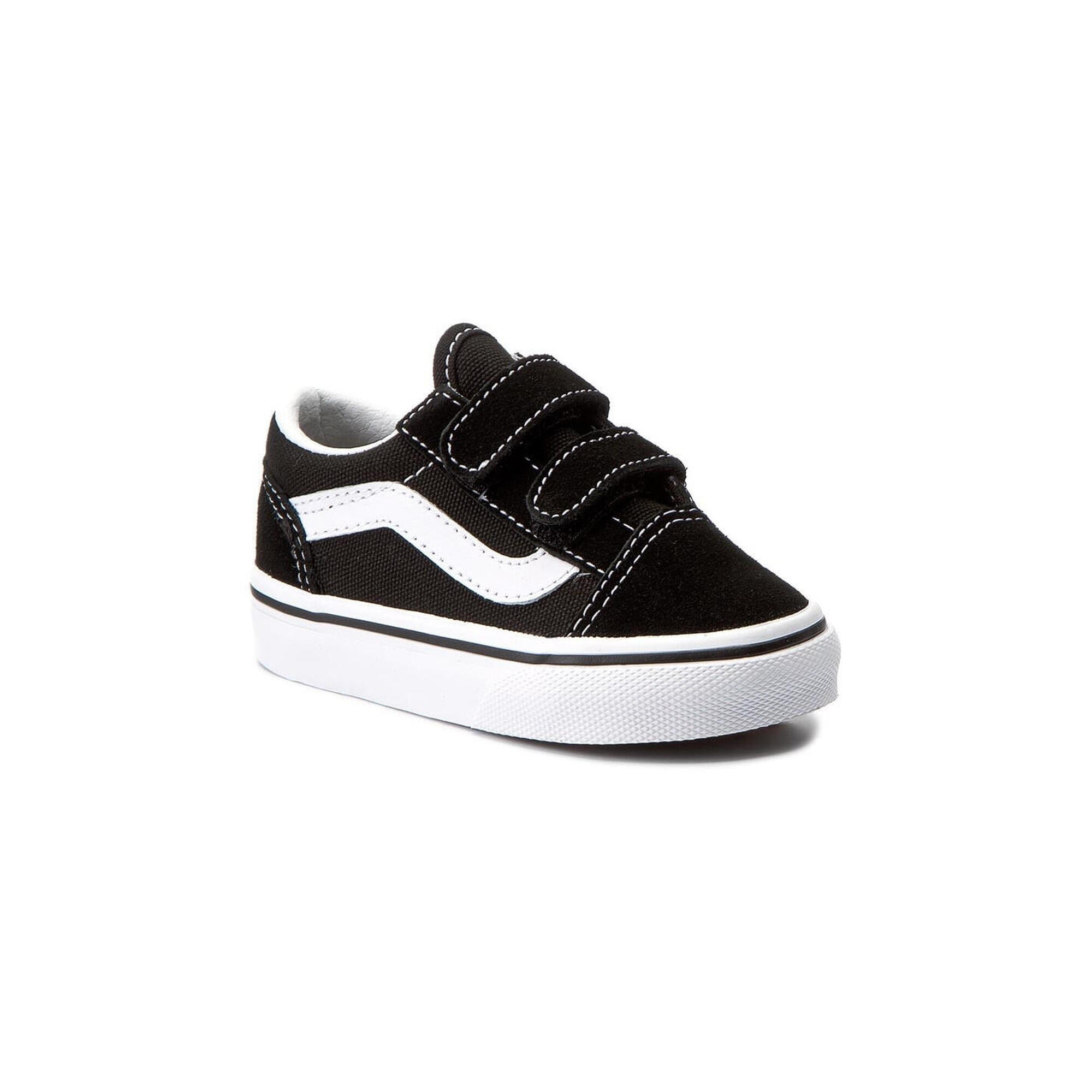 Vans - Chaussures À Scratch Pour Enfant Old Skool - Baskets - Noir - Decathlon