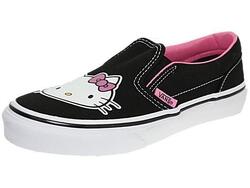 Baskets mode Fille SLIP- ON HELLO KITTY Noir