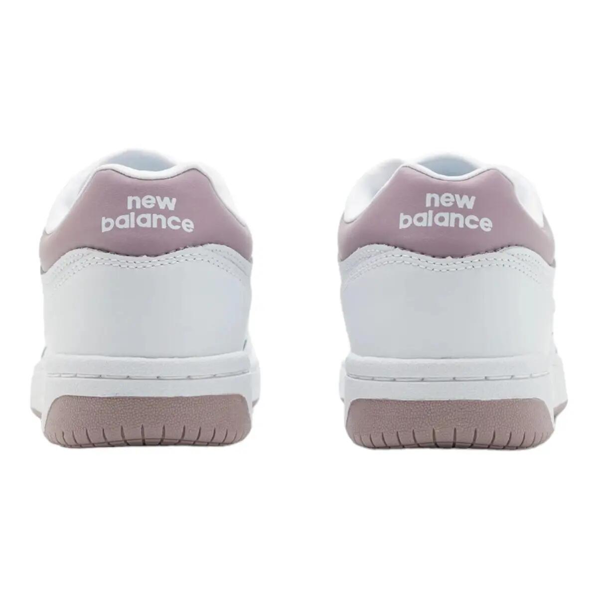 Zapatos New Balance BB480 Blanco/Borgoña 4/6