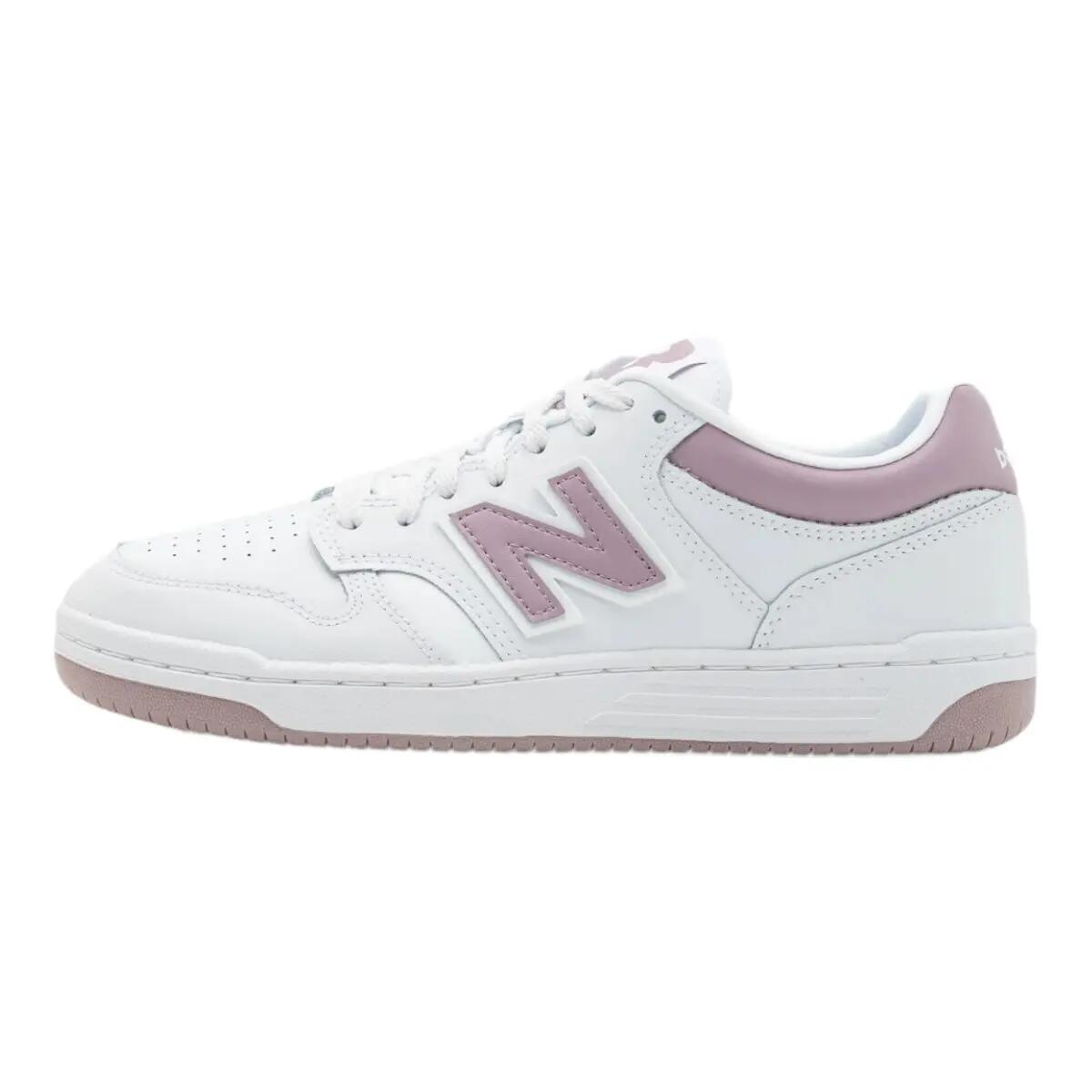 Zapatos New Balance BB480 Blanco/Borgoña 3/6