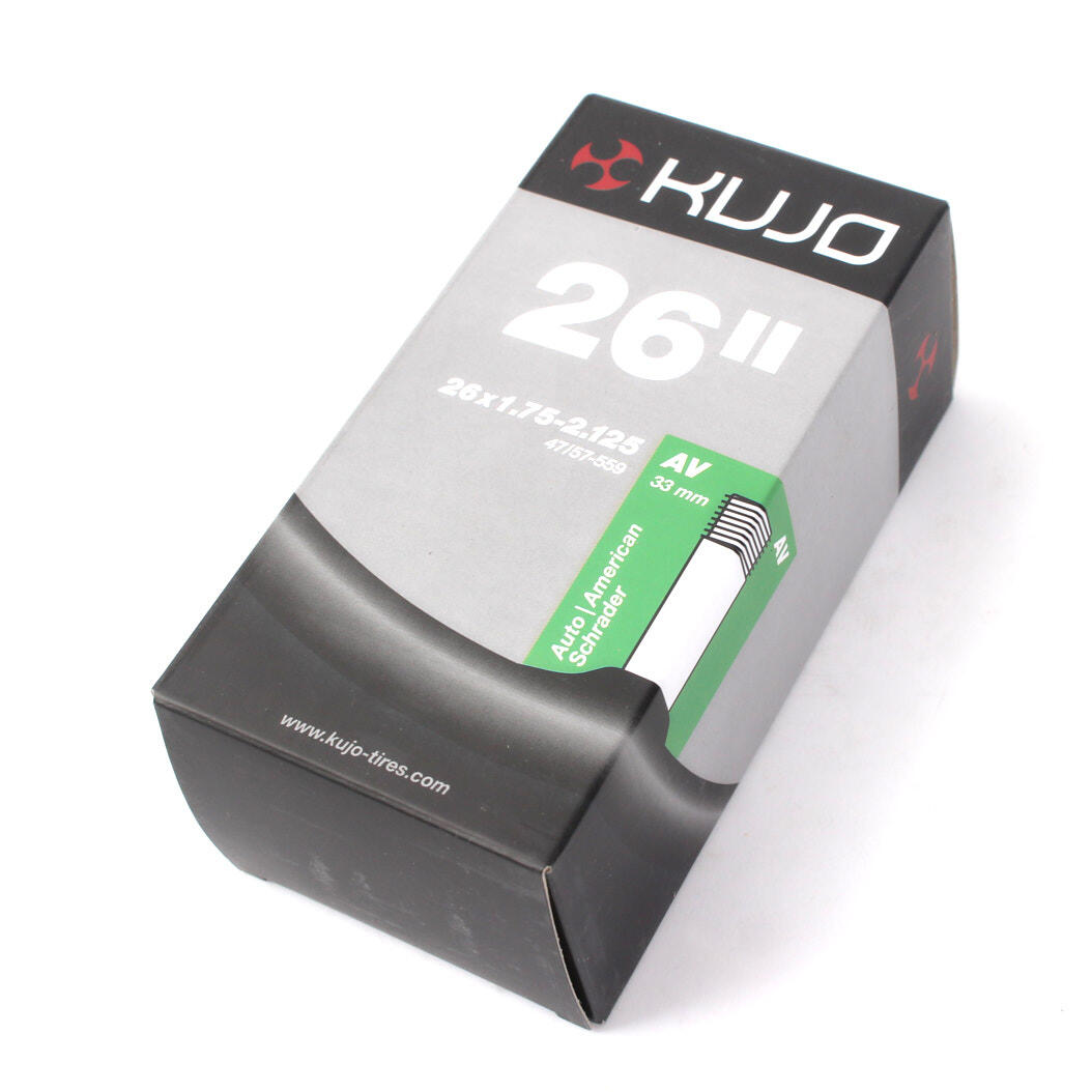 Tubo interno de bicicleta de 26 polegadas KUJO x 1,75-2,125 polegadas AV