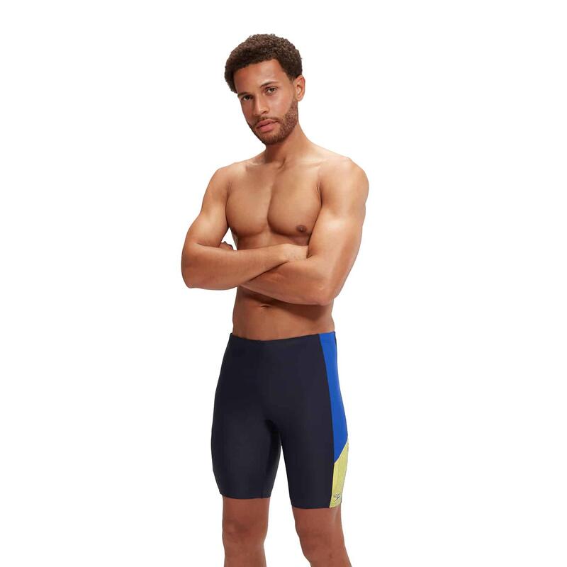 Speedo Mens Dive Jammer True Navy / True Cobalt / Lemon Drizzle