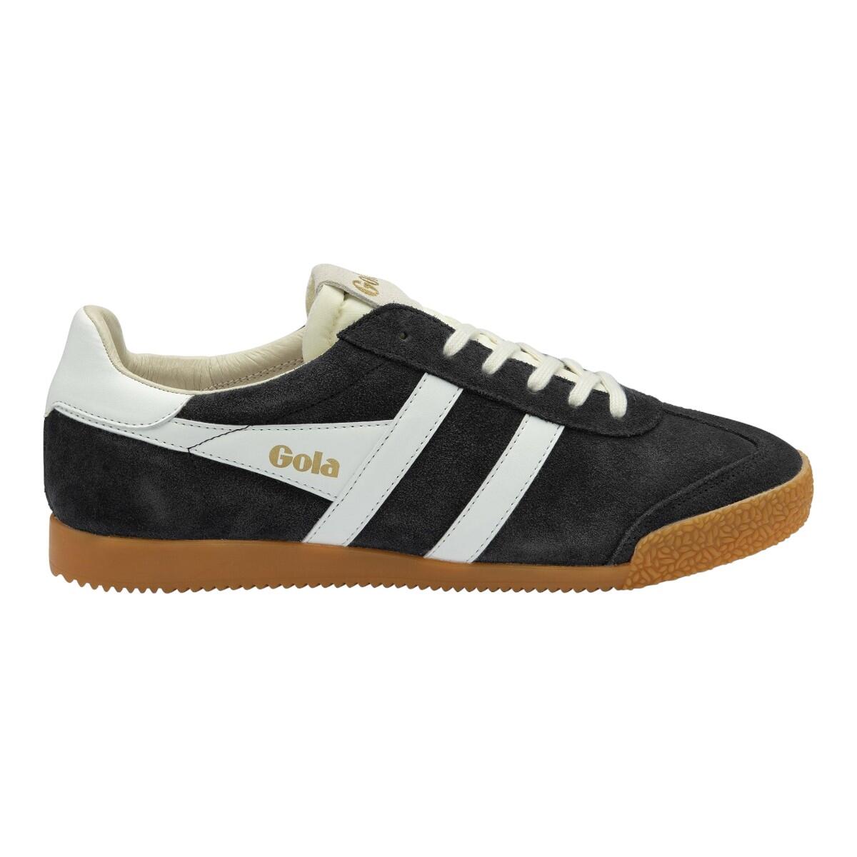 Gola - Baskets Mode Homme Elan Noir - Baskets - Blanc|noir - 41 - Decathlon