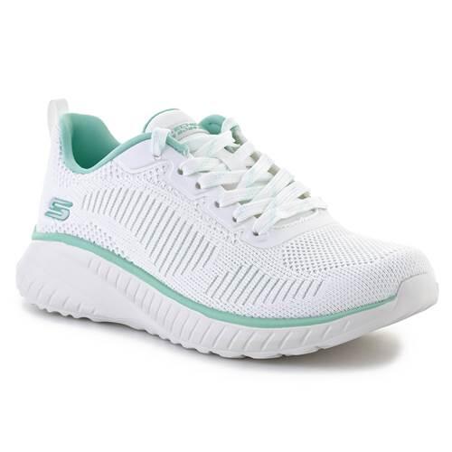 Zapatilla Bobs Squad Chaos - Parallel Lines Talla 41 - 117212-OFWT Blanco