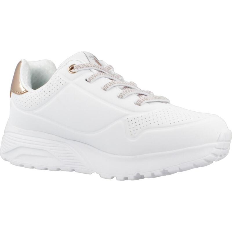 Zapatillas niña Skechers Uno Lite-metallic Mo Blanco