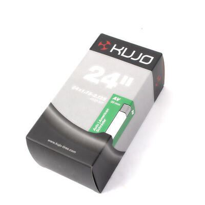 Camera d'aria per bicicletta da 24 pollici KUJO x 1.75-2.125 pollici AV