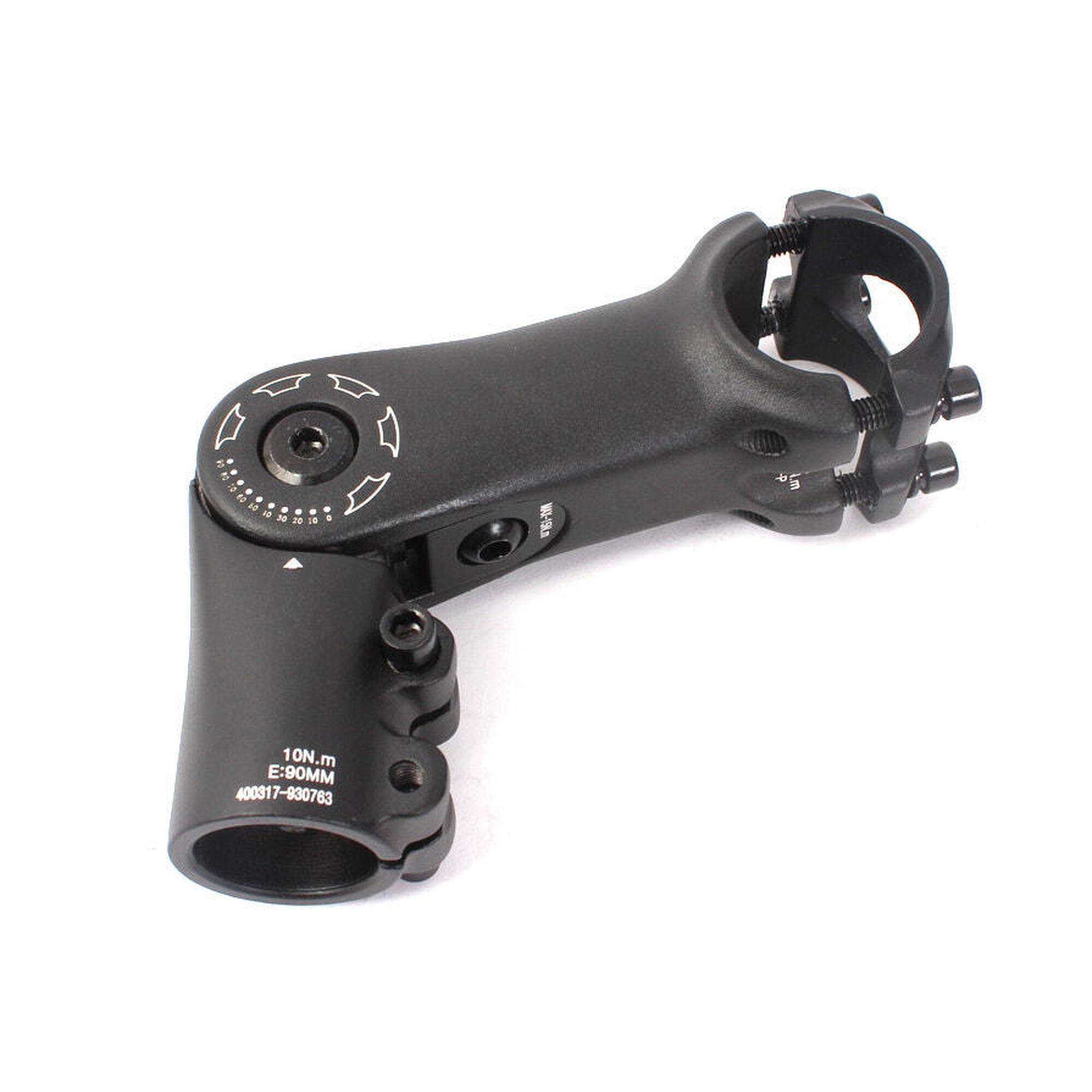 KHEBIKES Představec Ahead 1 1/8 palce 90 stupňů nastavitelný 110 mm