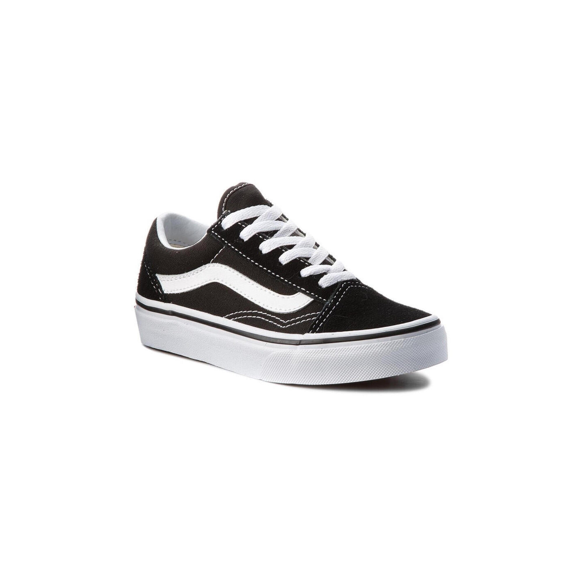 Vans - Chaussures Basses À Lacet Pour Enfant Old Skool - Baskets - Noir - 30 Cm - Decathlon