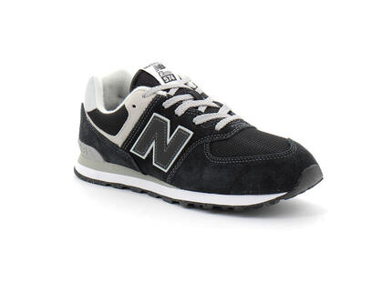 Buty Sportowe New Balance Gc574Evb Czarne Skórzane Sneakersy Unisex 37