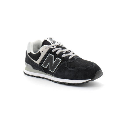 Buty Sportowe New Balance Gc574Evb Czarne Skórzane Sneakersy Unisex 36