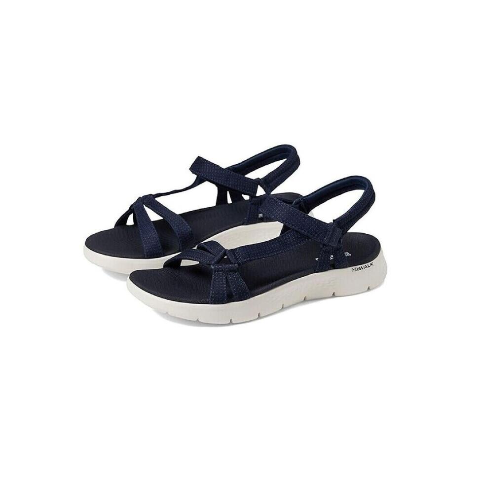Sandały Go Walk Flex Sandal - Sublime Rozmiar 38 - 141451-NVY Niebieski