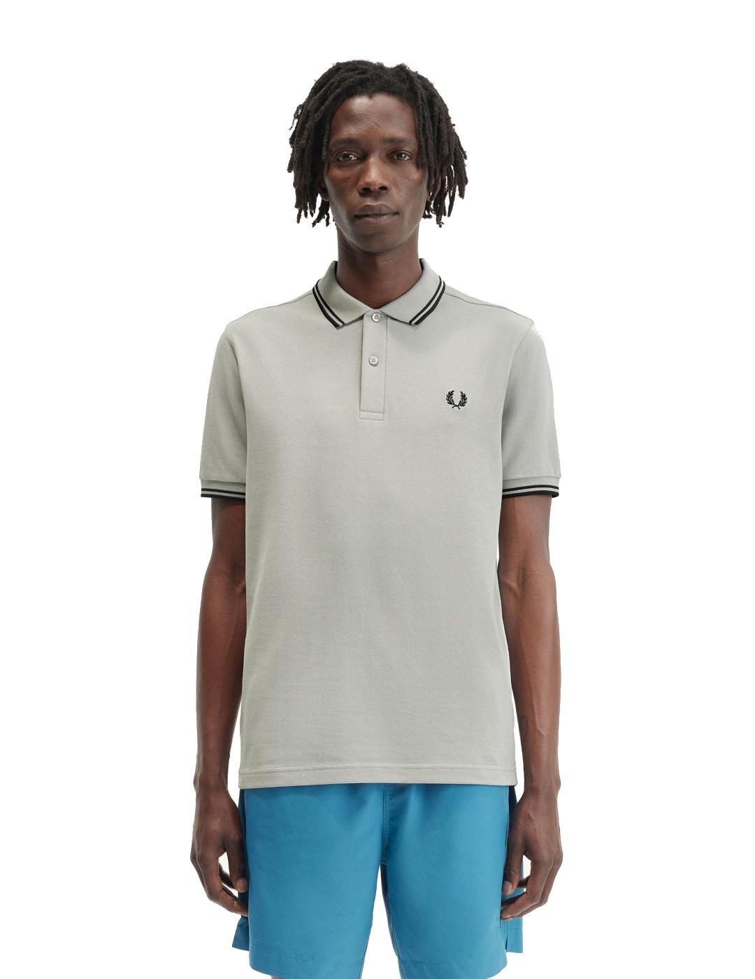Camisetas para Hombre Fred perry  Gris 3/4