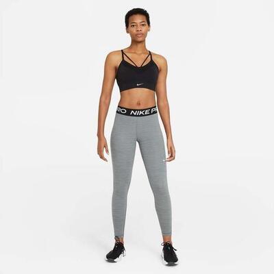 Nike pro 365 high-performance panty in rookgrijs en zwart