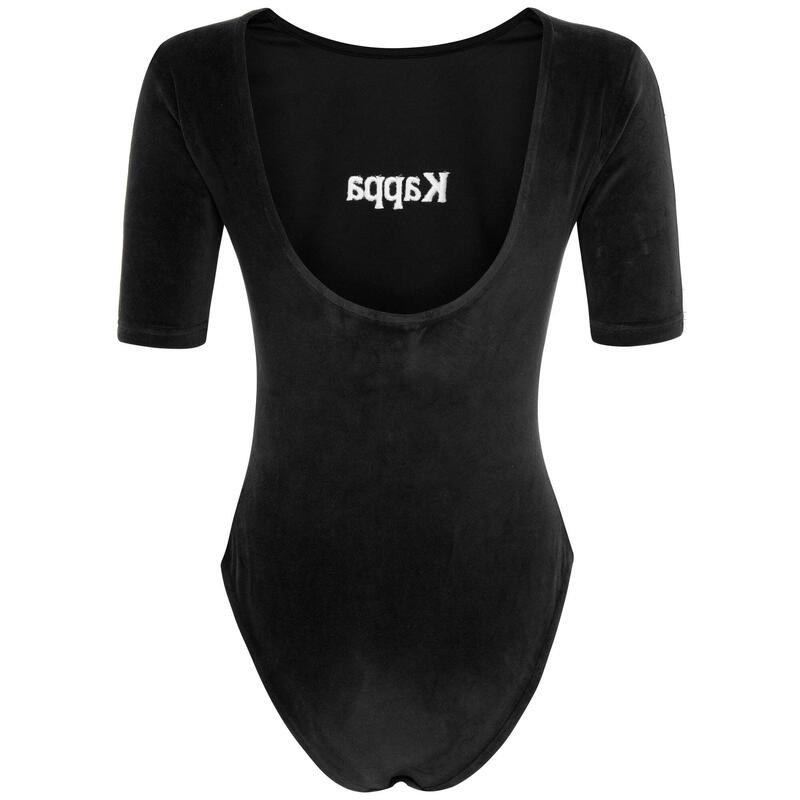 kappa 24 da donna in cotone nero da cardio training