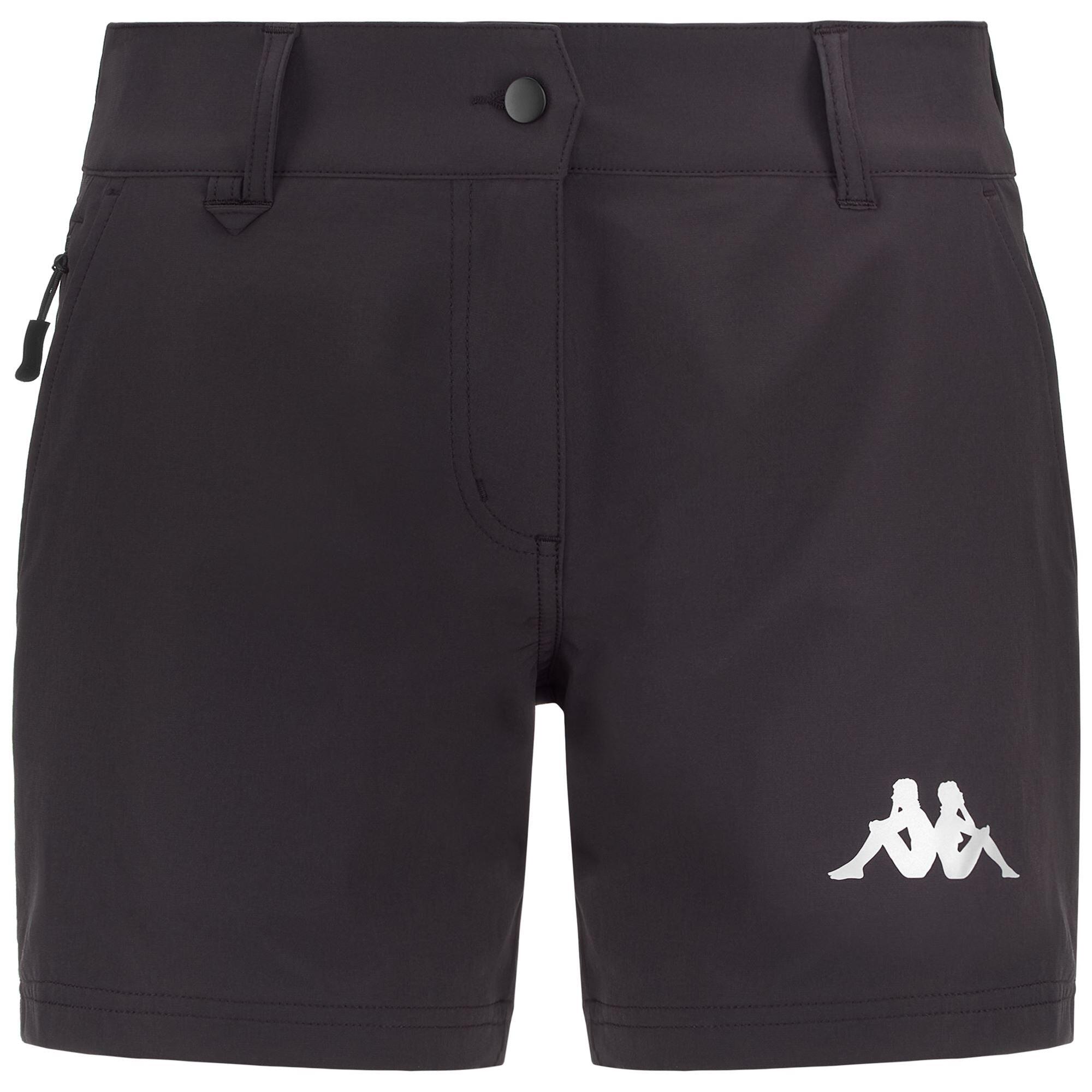 Pantaloncini sportivi da donna in nylon marrone da outdoor 2/7