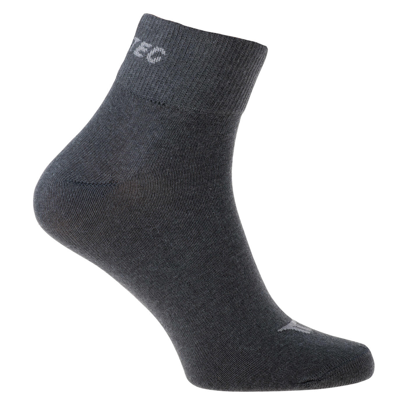 Calcetines Chire Logotipo para Hombre Pack de 3 Gris Oscuro Mezcla 2/2