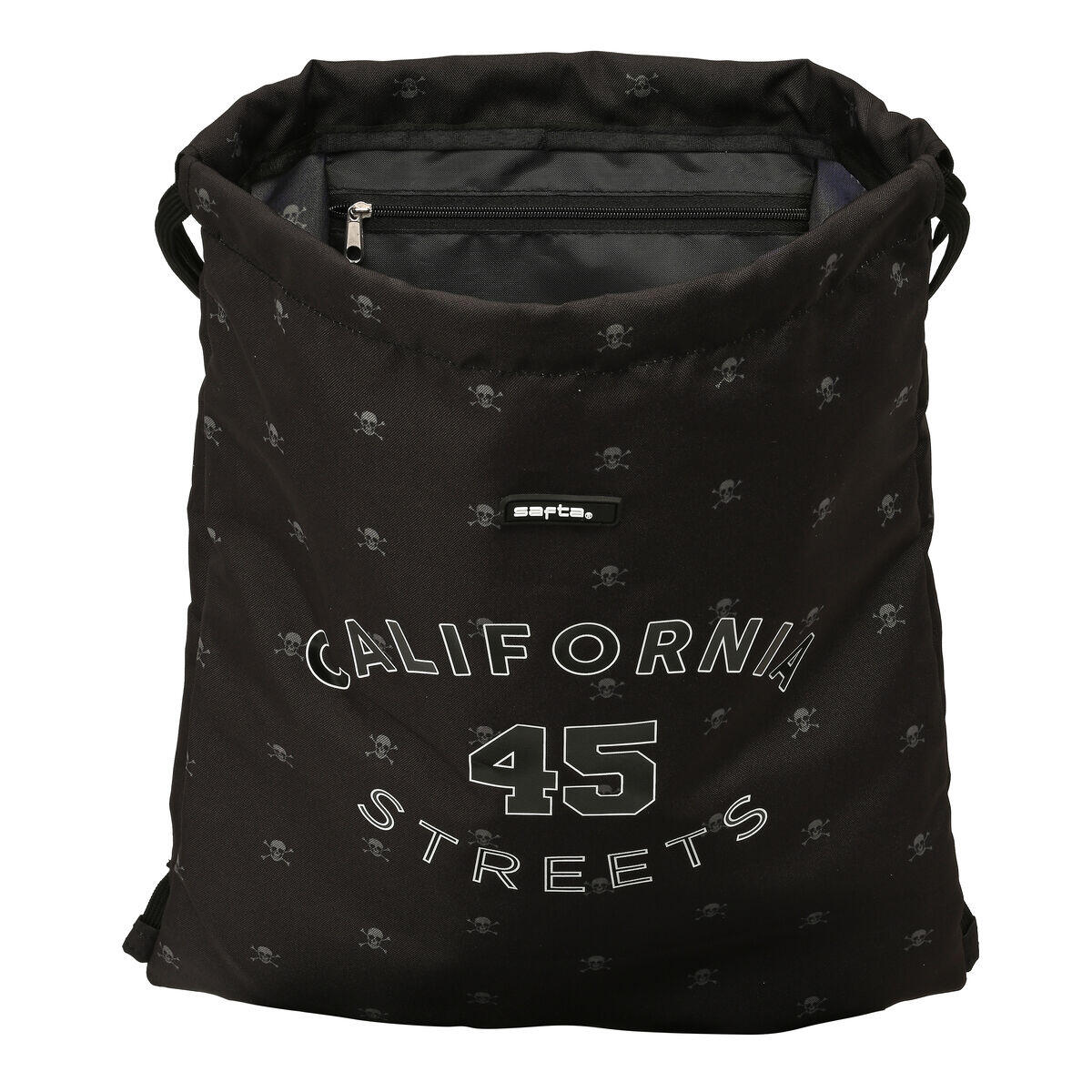 Saco Mochila com Cordas Safta California 3/3
