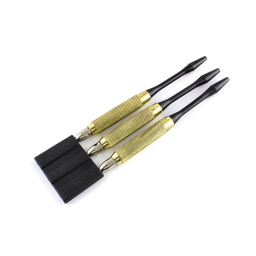 NPC Brass Darts, Nylon Shafts with Flights and Point Protector (3 Darts)